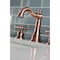 Kingston Brass Widespread Bathroom Faucet, Antique Copper FSC197AXAC - alternate 3